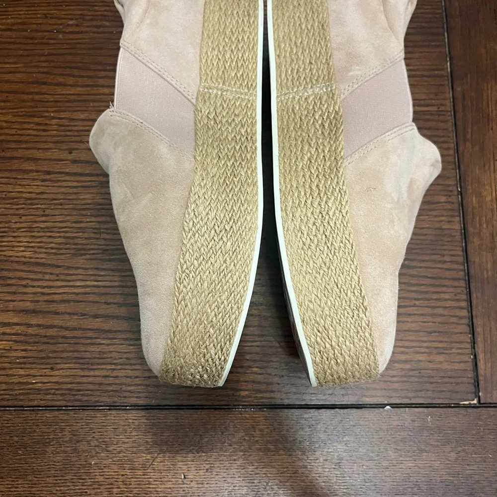 VINCE Wilden espadrilles platform slip on suede‎ sneakers New 6